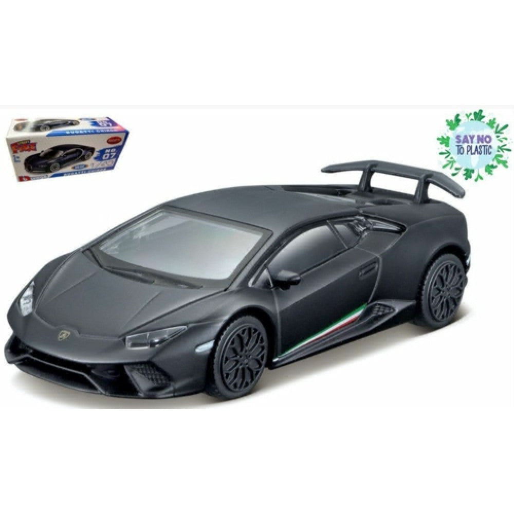 Available to Order – Lamborghini Huracan Performante Matte Black 1:43 Burago Model (BG30397)