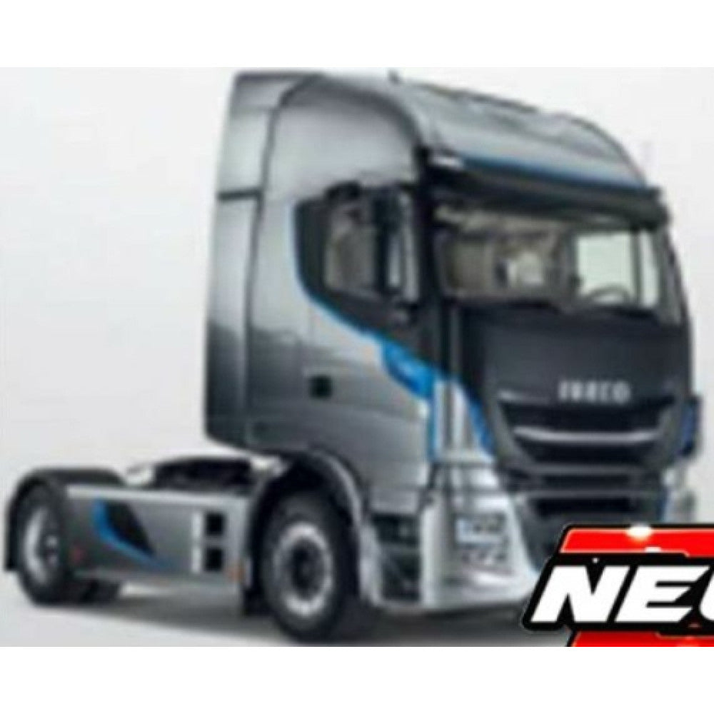 Available To Order – BG32208 - 1:43 Iveco S-way 570 Silver And Black BURAGO Model (BG32208)