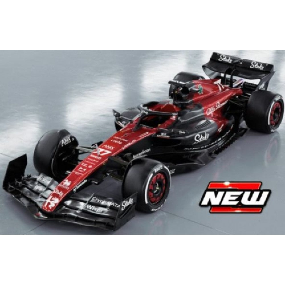 PRE ORDER STOCKS DUE OCTOBER / NOVEMBER 2025 1/43 BURAGO BG38085B ALFA ROMEO F1 TEAM ORLEN C43 NO.77 VATTERI BOTTAS - W/CARD BOX