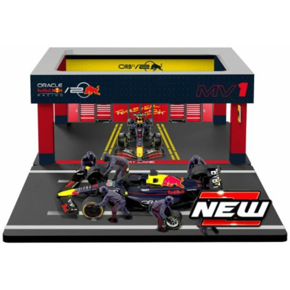 Available To Order – BG38453V - 1:43 Red Bull RB19 No.1 Max Verstappen 2023 Pit Pass Set (BG38453V)
