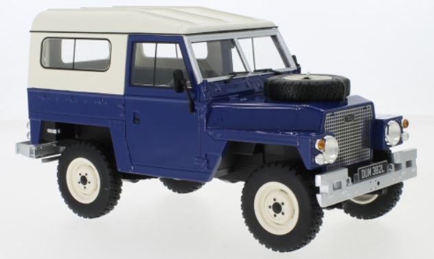 Available To Order – Land Rover Lightweight Series III Dark Blue RHD 1973 Hard Top 1:18 BoS Models (BOS 382)