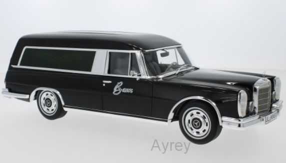 Available To Order – Mercedes 600 Pullmann Black 1969 1:18 BoS Models (BOS 402)
