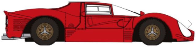Available To Order – Ferrari 330 P3 Berlinetta Red 1967 1:87 (BRE 22900)