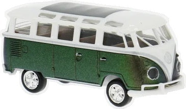 Available To Order – VW T1b Samba White/Green 1960 1:87 Brekina Model (BRE 31858)