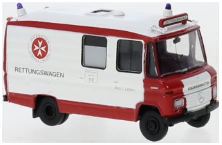 Available to Order – Mercedes L 508 RTW Johanniter Lubeck 1978 1:87 (BRE 36945)