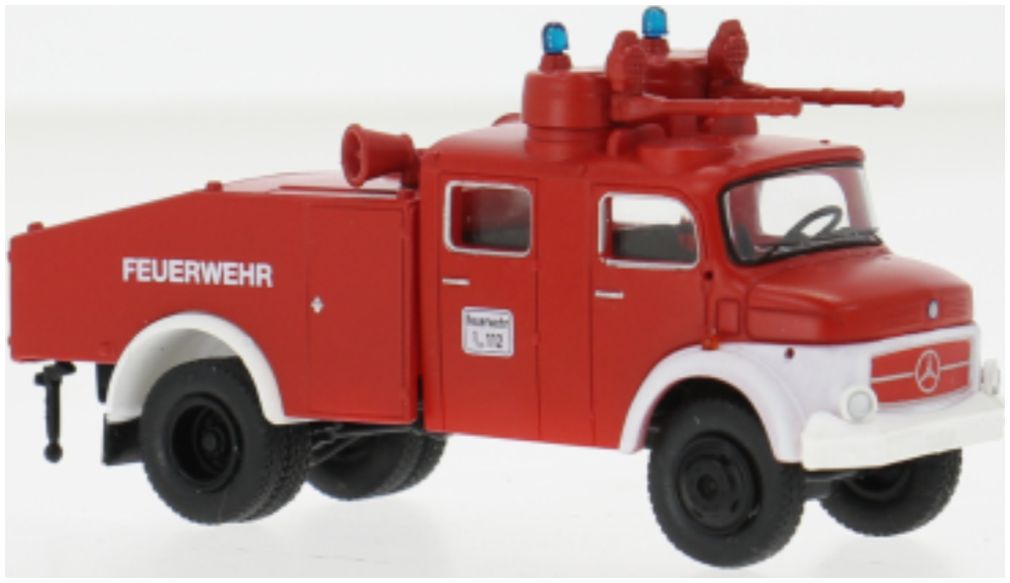 Available to Order – Mercedes LA 1113 Wasserwerfer 1966 Feuerwehr 1:87 Brekina Model (BRE 47186)
