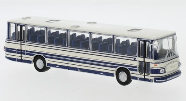 Available to Order – MAN 750 HO White/Blue 1967 1:87 Brekina Model (BRE 59252)