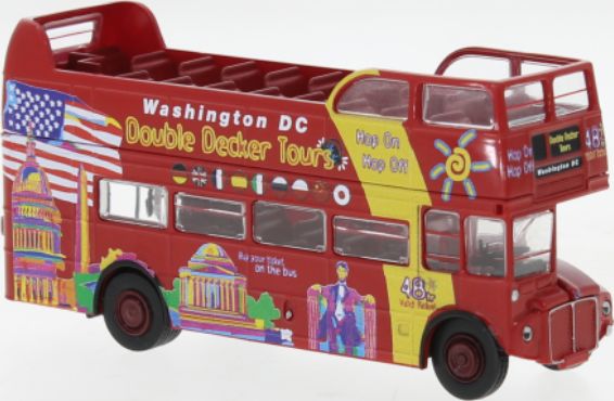 Available To Order – AEC Routemaster Washington DC Sigtseeing 1965 Offen 1:87 Brekina Model (BRE 61115)
