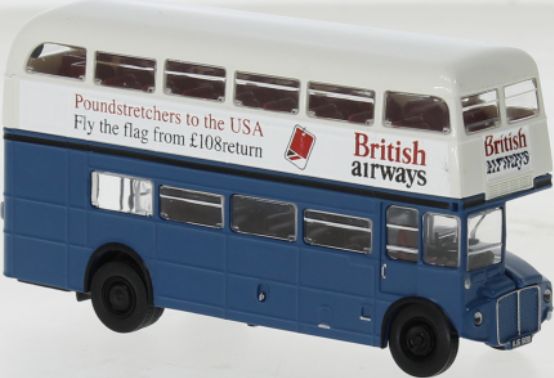 Available To Order – AEC Routemaster British Airways 1970 1:87 Brekina Model (BRE 61118)