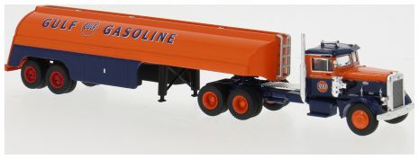 Peterbilt 281 Tank-SZ 1955 Gulf 1:87 Brekina Model