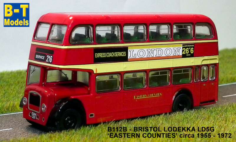 Bristol Lodekka LD5G - Eastern Counties 1:76 – diecast model