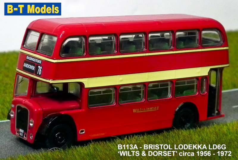 Bristol Lodekka LD5G - Wilts & Dorset(76) 1:76 – diecast model