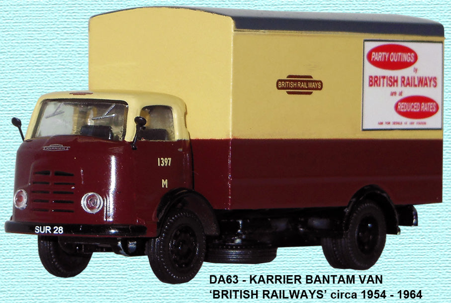 Karrier Bantam Van - British Railways 1:76 – diecast model