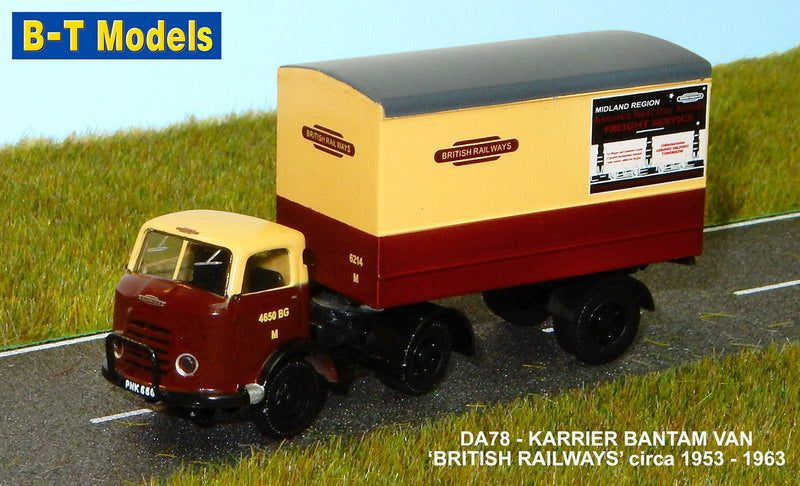 Karrier Bantam Artic Van - British Railway 1:76 – diecast model