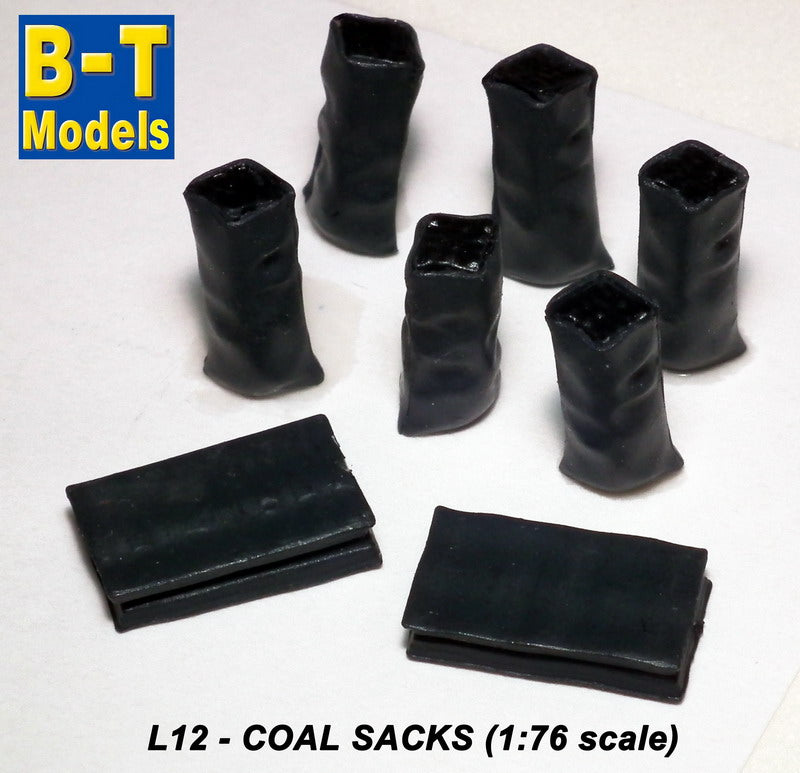 Available To Order – Coal Sacks (Full & Empty) 1:76 B-T Models Model (BTO L12)