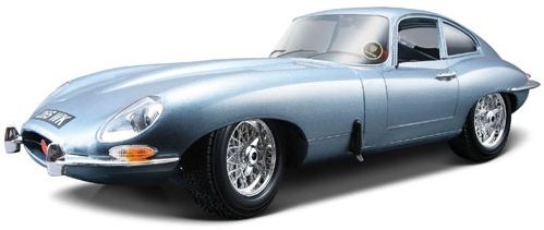 Jaguar E Type Coupe 1961 - Lt Blue Metallc 1:18 Bburago Model