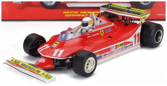 Available To Order – Ferrari F1 312T4 Short Tail #11 (18-01545) Winner Monaco GP J.Scheckter w/Driver 1979 1:18 (BUR 16814-180012)
