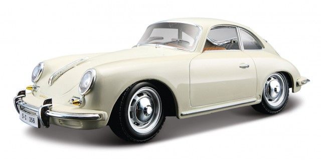 Available To Order – Porsche 356 B Coupe 1961 - White 1:24 Bburago Model (BUR 22079W)