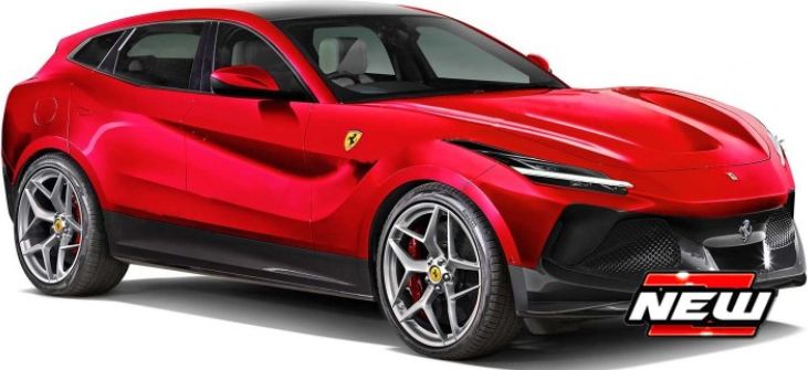 Available To Order – Ferrari Purosangue SUV Red 1:24 (BUR 26030R)