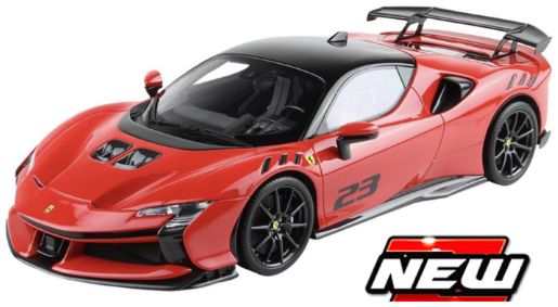 Available To Order – Ferrari Race and Play SF90 XX - Yellow 1:24 (BUR 26032)