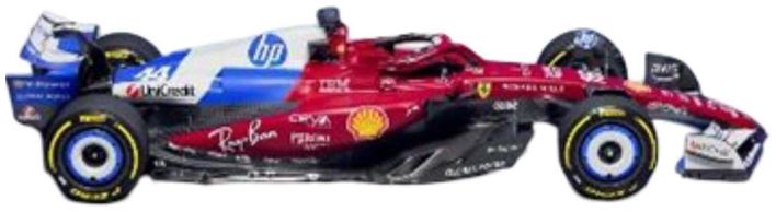 Available To Order – Ferrari SF-25 2025 w/Driver Hamilton Miami GP 1:24 Bburago Model (BUR 26827H)