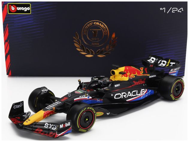 Available to Order – Red Bull F1 RB19 Team Oracle #1 Champion 1st Austin USA GP 2023 M. Verstappen 1:24 (BUR 28030-V-AUSTIN)