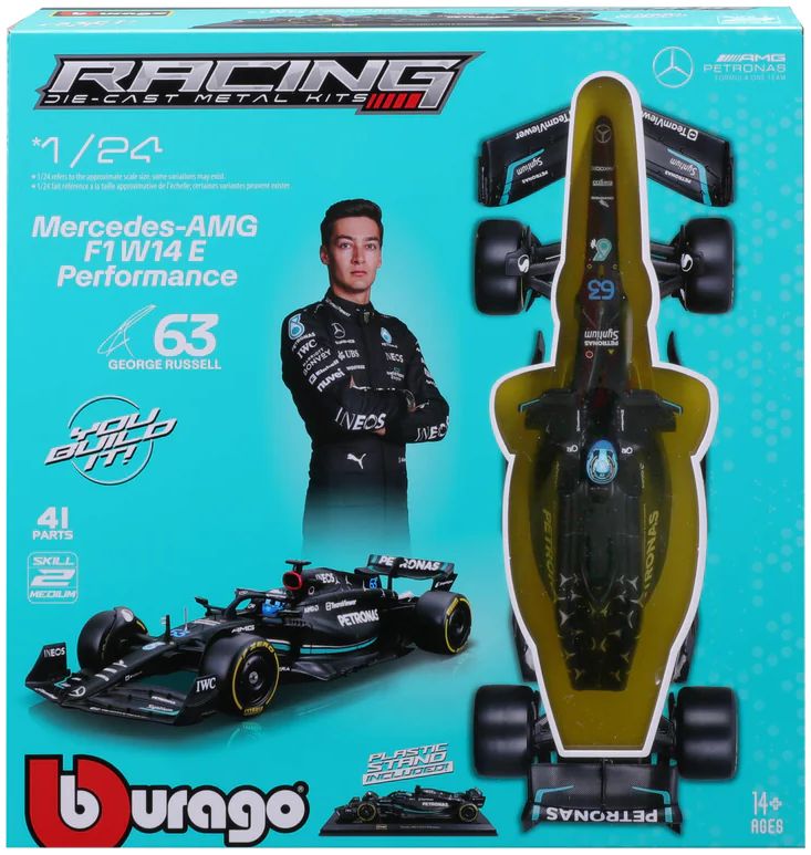 Available to Order – Mercedes AMG W14 F1 2023 Russell Kit 1:24 (BUR 28503)