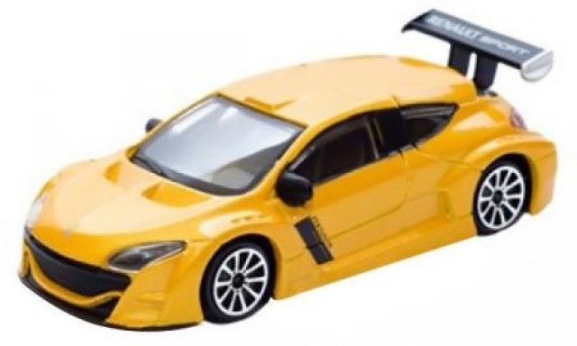 Available To Order – Renault Megane 2010 - Yellow Metallic 1:43 Bburago Model (BUR 30216Y)