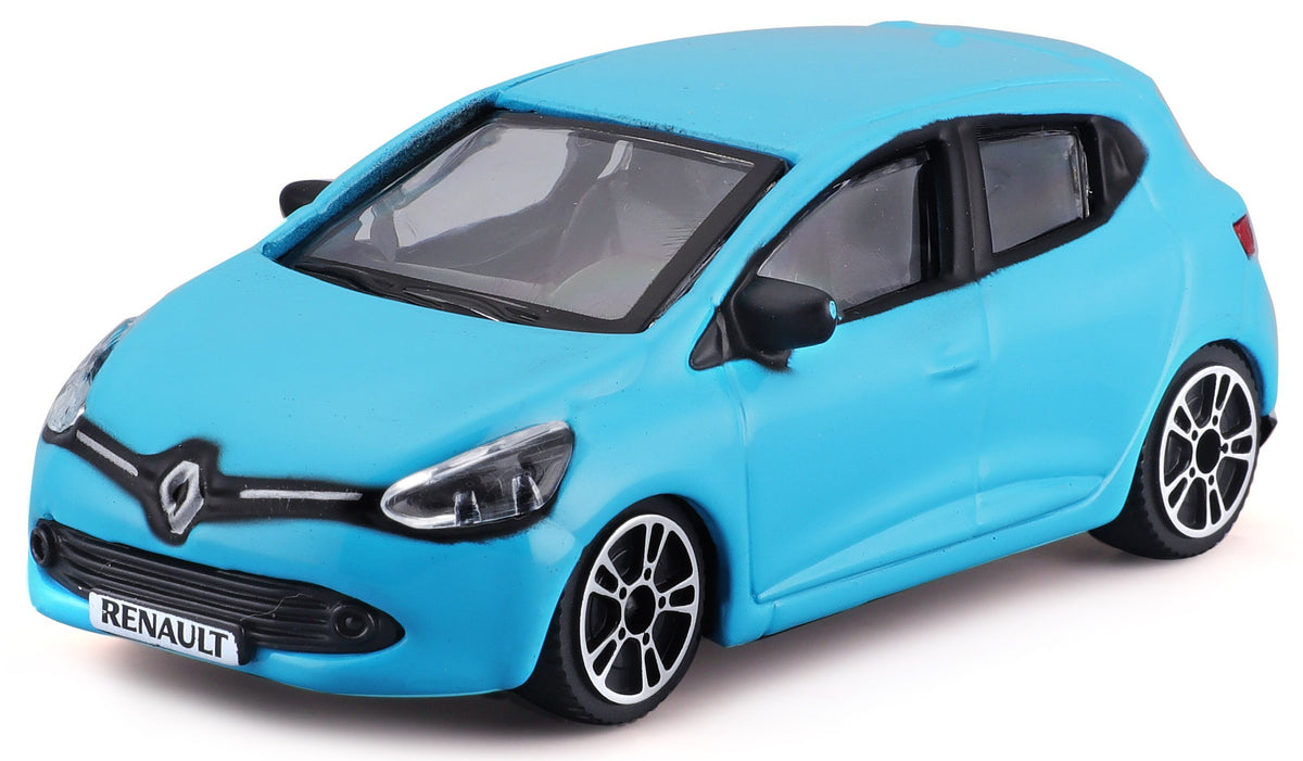 Available To Order – Renault Clio 2013-Blue 1:43 Bburago Model (BUR 30248B)