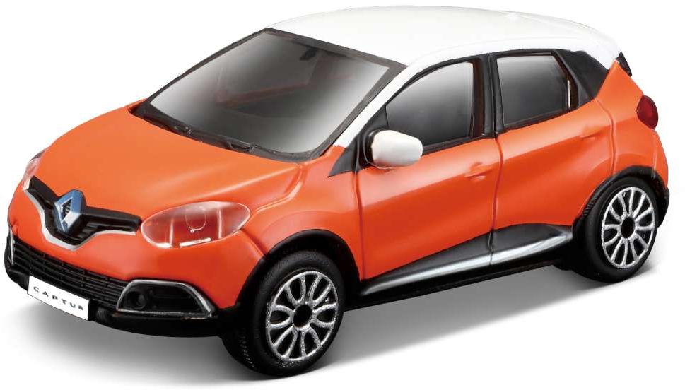 Available To Order – Renault Captur - Orange/White 1:43 Bburago Model (BUR 30316O)