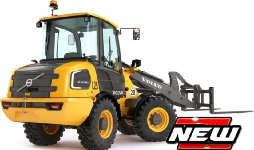 Available To Order – Volvo L25 w/Forklift 1:50 Bburago Model (BUR 32090)