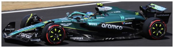 Aston Martin AMR 25 #14 Fernando Alonso 2025 w/Helmet 1:43 Bburago Model