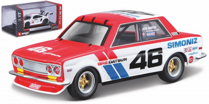 Available To Order – Datsun 510 BRE #46 1:43 (BUR 38301)