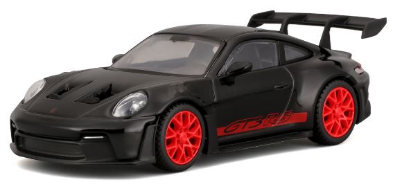 Available to Order – Porsche 911 GT3 RS Black/Red Stripe 1:43 (BUR 38313K)