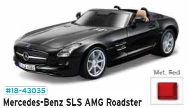 Available to Order – Mercedes Sls Amg Roadster - Red (Str 1:32 (BUR 43035R)
