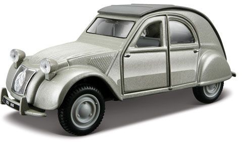 Available To Order – Citroen 2CV - Grey (Street Classics) 1:32 Bburago Model (BUR 43203GY)