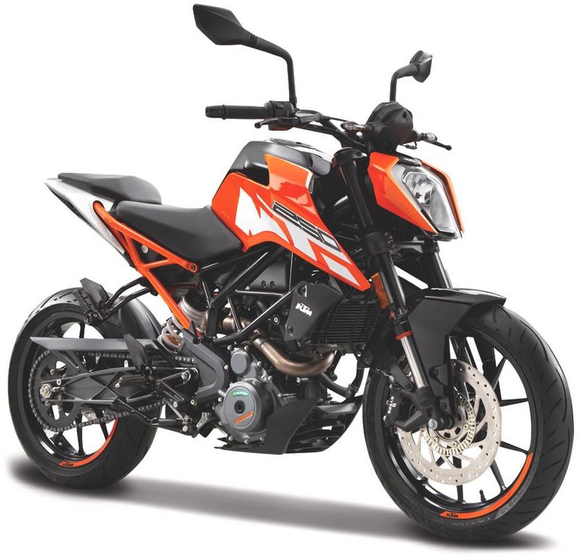 Available to Order – Ktm 250 Duke Orange/Black/White 1:18 Bburago Model (BUR 51083)