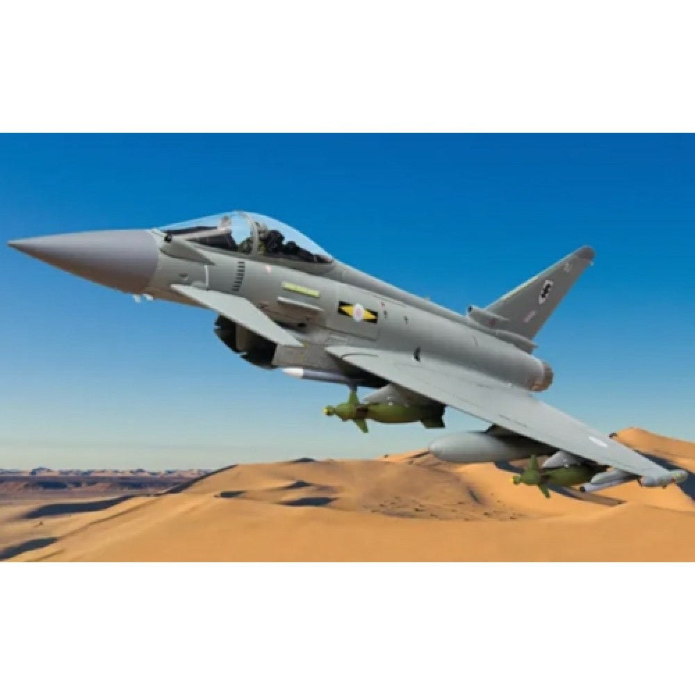 THIS ITEM IS AVAILABLE TO ORDER FROM OUR SUPPLIER - 1:48 CORGI AVIATION CA29002 EUROFIGHTER TYPHOON FGR.4 ZJ935/DJ, RAF NO.11 SQUADRON, OPERATION ELLAMY DEPLOYMENT, GIOIA DEL COLLE AIR BASE, 2011