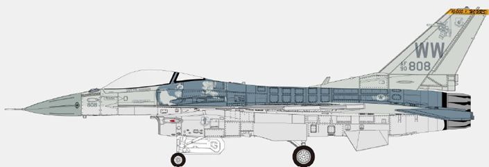 Available To Order – F-16 PACAF Demo Team Primo 1:72 Calibre Wings Model (CAL 721603)
