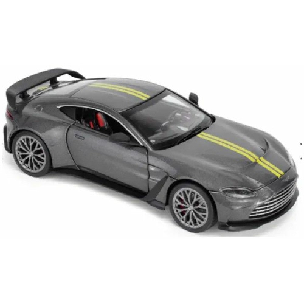 THIS ITEM IS AVAILABLE TO ORDER - 1:24 CMJ DIECAST CMJDC124AMV12GY ASTON MARTIN VANTAGE V12 GREY