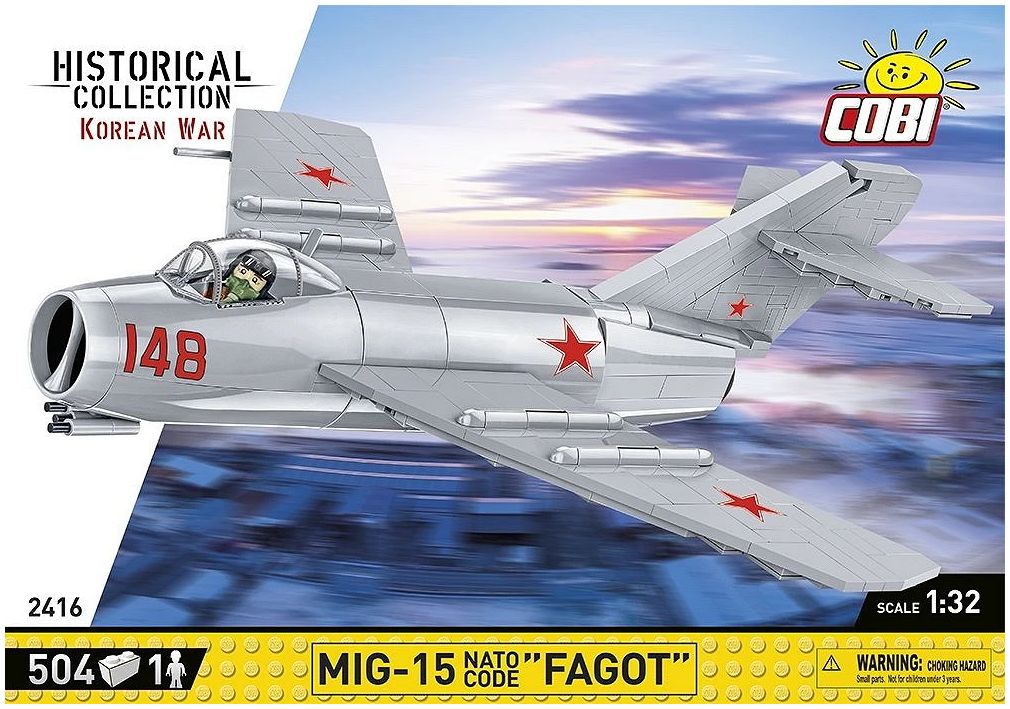 Available to Order – MIG-15 Fagot Korean War (504 pcs) (COB 2416)