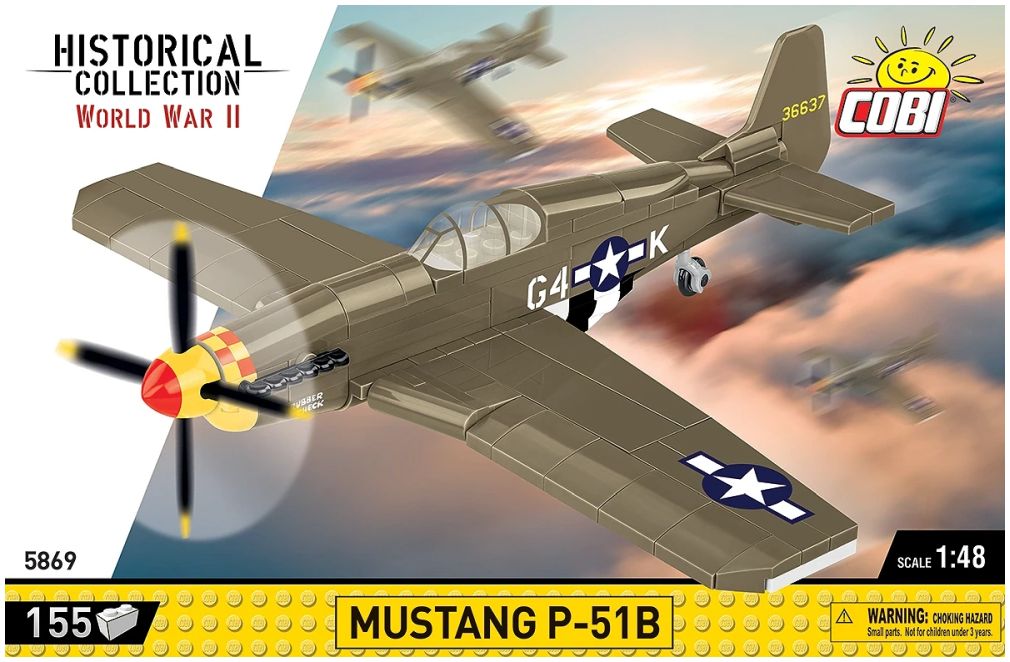 Available to Order – P-51B Mustang 158 KL. WWII Cobi Model (COB 5869)