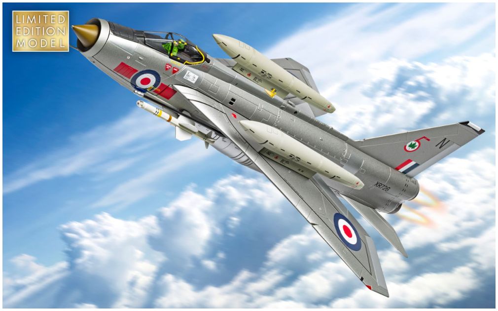 Available To Order – English Electric Lightning F.6 XR726/N RAF #5 Sqn Binbrook Wing RAF Leconfield 1973 1:48 Corgi Model (COR 28404AA)