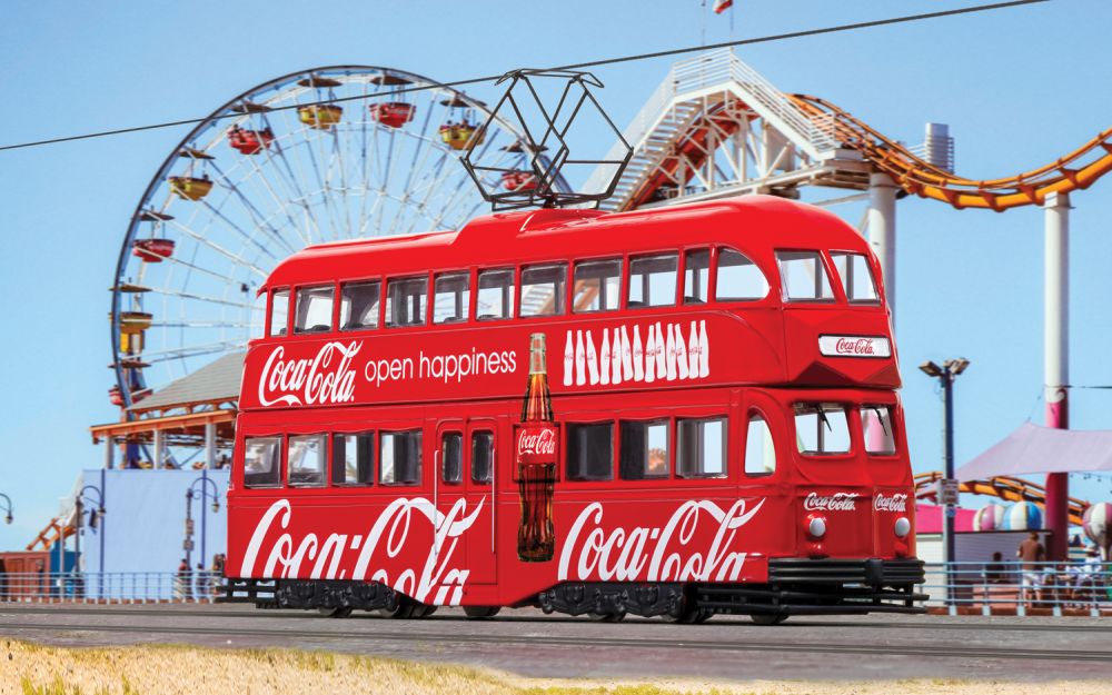 Available To Order – Double Decker Tram Coca Cola Open Happines 1:76 Corgi Model (COR 43515CC)