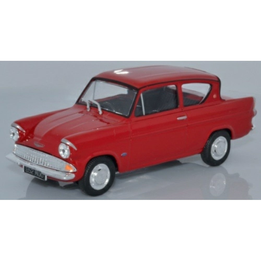 Available to Order – Ford Anglia 105e Saloon Monaco Red 1:43 Cararama Model (CR040)