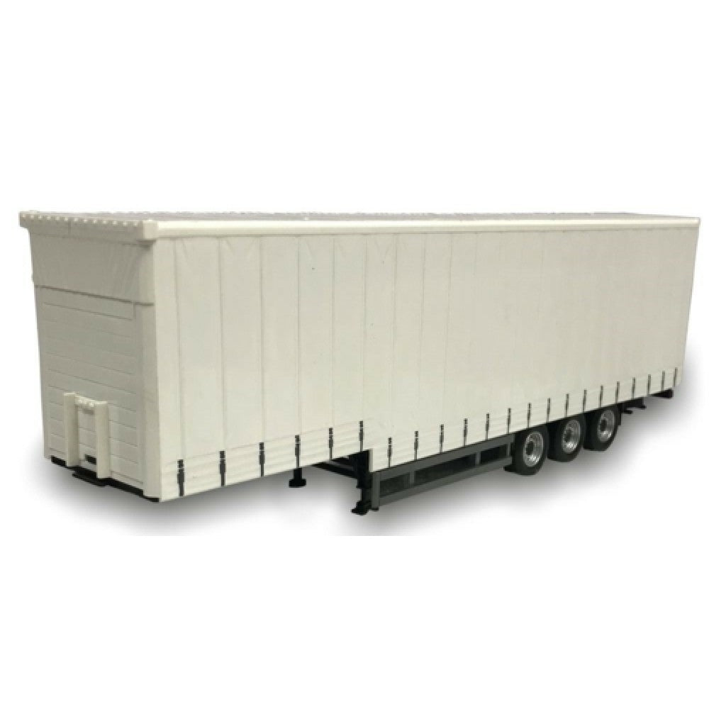 Available to Order – Stepped Curtain Side in White 1:50 Cararama (CR049)