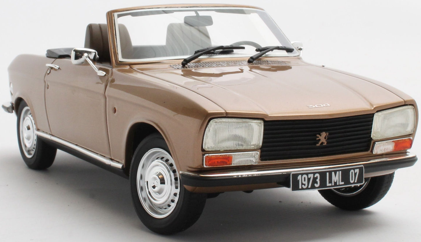 Available To Order – Peugeot 304 Cabrio 1973 Gold Metallic 1:18 (CUL CML013-3)