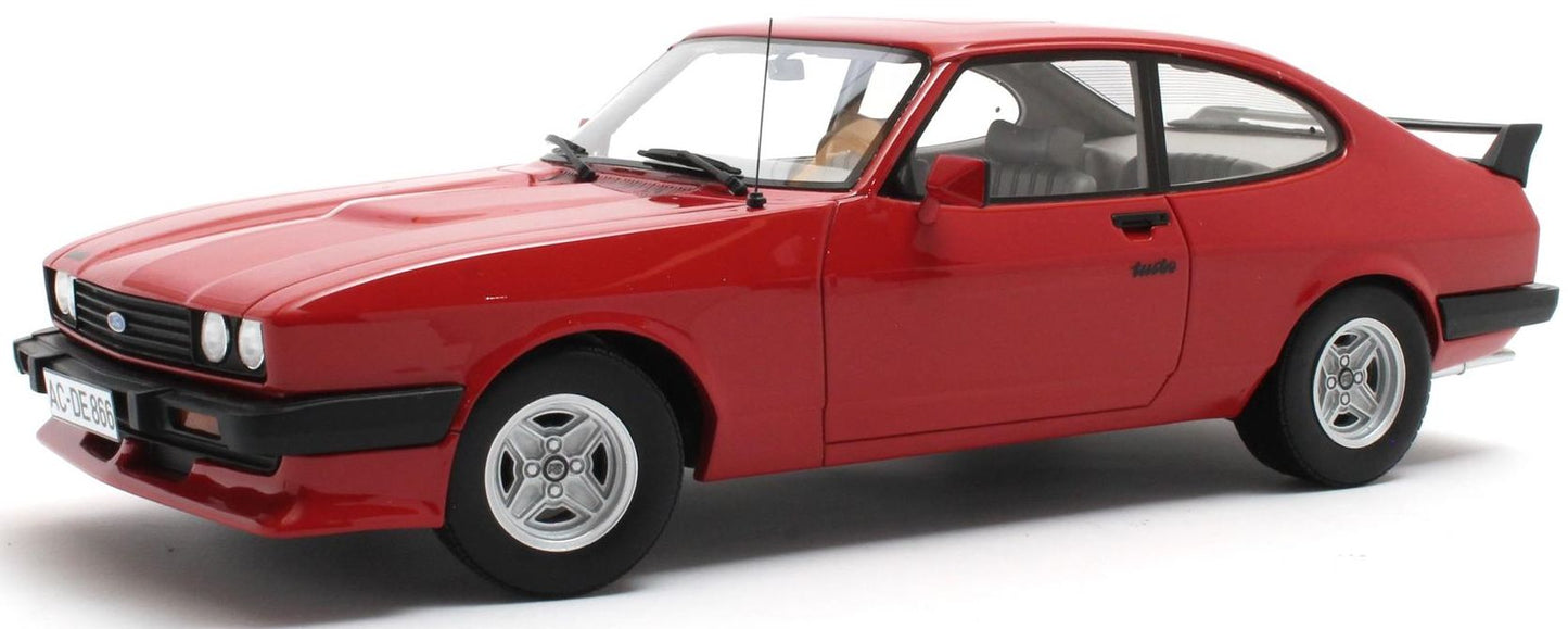 Available To Order – Ford Capri 2.8 Turbo 1981 Red 1:18 (CUL CML215-2)