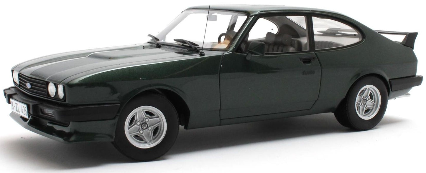 Available To Order – Ford Capri 2.8 Turbo 1981 Green Metallic 1:18 (CUL CML215-3)