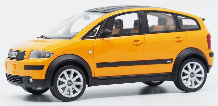 Available to Order – Audi A2 Color Storm 2003 Orange 1:18 DNA Collectibles Model (DNA 000085)